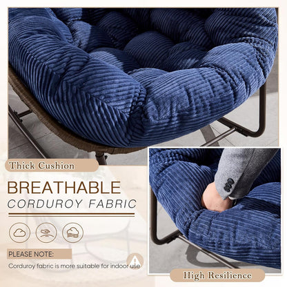 A Warm Embrace: Curl Up in Your Cozy, Cushioned Papasan Sanctuary
