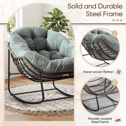 A Warm Embrace: Curl Up in Your Cozy, Cushioned Papasan Sanctuary