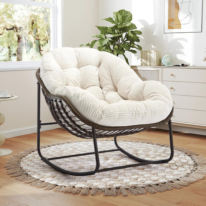 A Warm Embrace: Curl Up in Your Cozy, Cushioned Papasan Sanctuary
